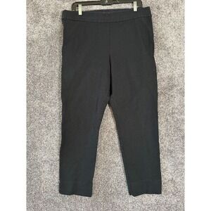 Lilly Pulitzer Merrin High-Rise Pull-On Pants Womens 16 Black Stretch‎ Office